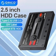 ORICO 2.5 Inch HDD Enclosure SATA to USB3.0 Type-C External Case DIY Sticker SSD Box for PC(2580U3)