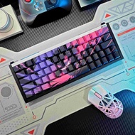 Gengar Keyboard Keycap PBT Original Factory Side Engraved Translucent Suitable for ez63/Mega Lion fi