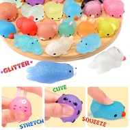 Cute Squishy Toys Mini Animal Decompression Pinch Toy Random T5K6