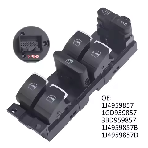 Master Window Switch 1J4959857 3BD959857 1J4959857D 1J4959857C For VW Golf 4 GTI Jetta MK4 Bora Pass