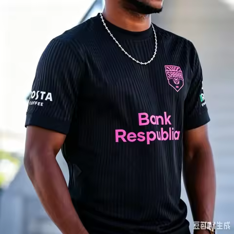 Sabah FC (AZ) 2026-27 Football Jersey, 3D Printed Quick-Dry Breathable Tshirt, Men and Women Mesh Fo