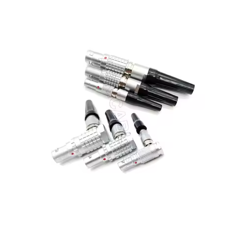 FGG FHG Right Angle 00 0B 1B 2B 2 3 4 5 6 7 8 9 10 12 14 16 18 19 26 Pin Male Plug Connector for RED