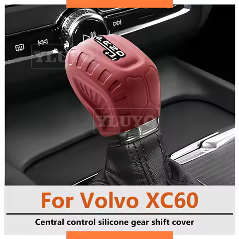 2021 For Volvo CX90 XC60 X90 V60 V90 S60 Gear Shift Knob Cover Silicone Gear Shift Cover Protective 