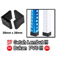 Tapak Getah Besi Rak Lubang / Slotted Angle Bar Rubber Base