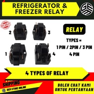 Refrigerator / Freezer Relay Compressor / Suis Relay Peti Sejuk / Relay Freezer / Starter Peti Sejuk