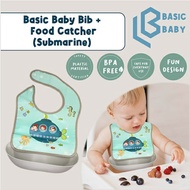 Basic Baby Bib Silicone Catcher - BB01