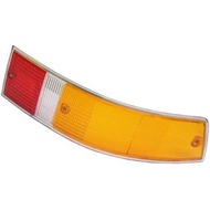 for Porsche 911 912 Taillight Lens Right EURO Style Amber + Silver Trim