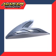 AEROX 155 CHEST COVER AEROX 155 FRONT CHEST COVER/ BLACK CARBON