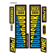 2018 PIKE ROCK SHOX MTB Fork Sticker for Mountain Bike Rockshox Bicycle Front Fork Decal