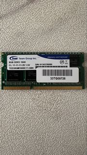 Team DDR3 8GB 1600MHz RAM Module