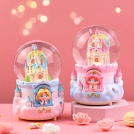 Decoration Girl Heart Ornaments Crystal Ball Wholesale Desktop Girl Music Box Music Sky City Birthda