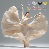 720 Degree Skirt Classical Dance Skirt Double Chiffon Skirt