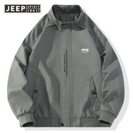 JEEP SPIRIT แจ็คเก็ต2023 แจ็คเก็ตผ้าฝ้ายเทียมแจ็คเก็ตของเสื้อแจ็คเก็ตผู้ชาย
