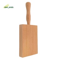 Pasta Making Board, Gnocchi Board, Beech Wood Gnocchi Board Butter Board Dough Scraper for Pasta and