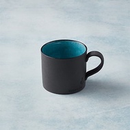 日本美濃燒 - 黑陶釉彩馬克杯 - 青綠