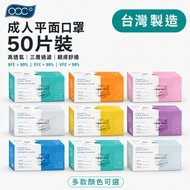 台灣零號成人口罩 - 淺藍色 [台灣製造] 台灣口罩 最透氣 astm level 3 平面口罩 KF94 N95 香港口罩