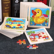 Combo of 10 9-piece wooden puzzles