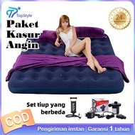 TopStyle Paket Kasur Angin Matras Angin Mobil Tempat Tidur Mobil Travelling Kasur Tiup Air Kasur Cam