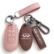 Taoyuan Shipping ️ Infiniti q50 Modified q30 Key Case qx50 Leather g35 Keychain q60 fx35 Car Logo g3