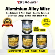 Pro Fence Aluminium Alloy Wire Electric Fence Wire Aluminium Wire Wayar Tali Pagar Elektrik Pagar El