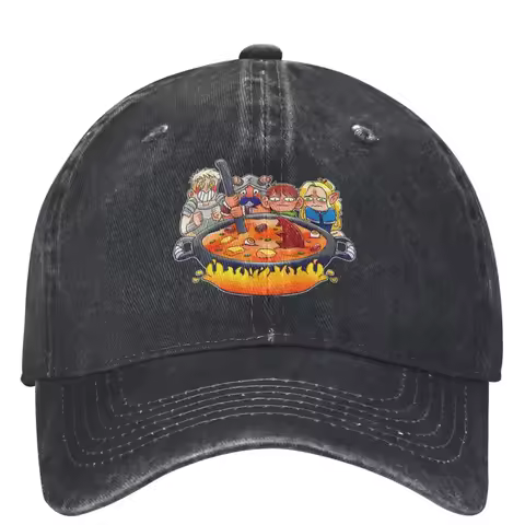 Delicious In Dungeon Meshi Merch Baseball Cap Fashion Headwear Funny Anime Hats Cap Adjustable Casqu
