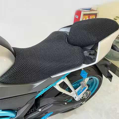 For CFMOTO 250NK 250SR MY22 300SR 450SR Motorcycle Rear Seat Hump Cushion Cover Net 3D Mesh Protecto
