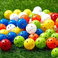 42mm Golf Plastic Practice Ball 26-Hole Golf Indoor Practice Ball Injection Molding Hole Ball Childr