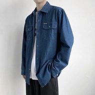 MNO.9 Shirt C009 Jeans 2 Front Pockets Man Men's Denim Jacket Clothing Dark Light