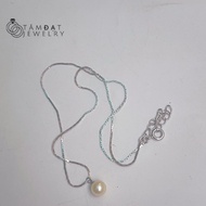 Pearl Necklace, Japanese 2Hand Platinum Si, Elegant Necklace