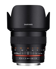 Samyang SY50M-P Standard Fixed Prime 50mm F1.4 Lens for Pentax DSLR Cameras