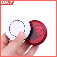 UM.T 6V 433Mhz Wireless Remote Control 1 Button Round Remote Control Feel Free To Paste EV1527 Chip 