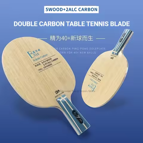 729 Friendship Blade Blue ALC Table Tennis Blade 5 Wood 2 Arylate Carbon Professional Ping Pong Blad