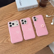 G.O.A.T pink lily casing Compatible for iPhone 17 pro max iPhone 17 16 15 14 pro max Anti -falling p