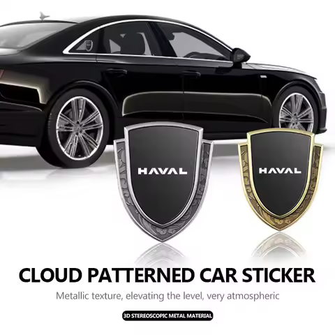 3D Auto Stickers Metal Logo Emblem Sticker Decal Car Styling For Haval H6 F7 H9 H2 Jolion F7X F7H H5
