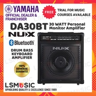 NUX DA-30BT Bluetooth Personal Monitor Amplifier Electronic Drum Bass Keyboard 30 watts Amplifier (D