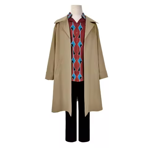 Anime Mens Nagumo Yoichi Costume Sakamoto Cosplay Days Cloak Shirt Pants Suit Uniform Set Uniform Ha