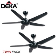 [TWIN PACK] DEKA KRONOS 5-BLADE CEILING FAN F5P WITH REMOTE CONTROL