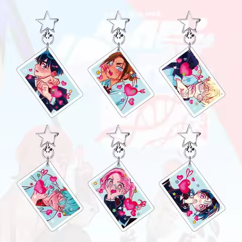 Anime ALIEN STAGE MIZI SUA TILL IVAN HYUNA LUKA Keychains Pendant Car Key Chain Acrylic Stand Fans G