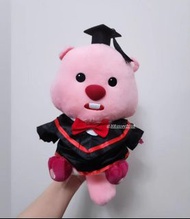 現貨❣️ Loopy 畢業公仔 30cm 正品公仔‼️  可加 畢業帽 畢業袍 loopy花束 loopy捲髮器 loopy公仔花束  loopy現貨  ZANMANG LOOPY 小海狸露比  正品