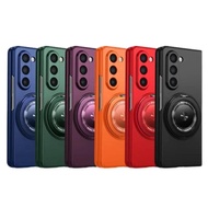 360° Ring Kickstand Mac Safe Case for  Samsung Galaxy Z Fold 7 6 5 4 3 ZFold Fold6 Fold5 Fold4 5G Ma