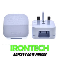 EU To UK Power Converter Type-A to Type-G 2 pins to 3 pins Flat Parallel Pin Plug to UK 3Pin Travel 