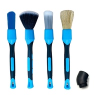 Car Wash Brush Tire Cleaning Gap 3,4 Piece Set Brush Air Vent Super Soft Hair Interior Detail Brush 