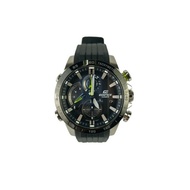 Casio Edifice EQB-800 系列 EQB-800BR-1AJF 黑色錶盤不鏽鋼 Dura-Soft 錶帶男士模擬手錶