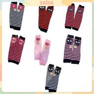 SEL Harajuku Arm Warmer Arm Cover y2k Arm Sleeves With Thumb Hole Striped Arm Warmer
