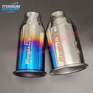 🌟REGU 06 R TITANIUM BIRU✨CHROME TAILPIPE EKZOS