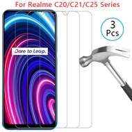 tempered glass for realme c25 c25s c25y c21 c21y c20 c20a case cover coque on realmec25s realmec25y 