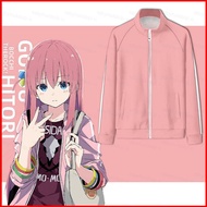 Bocchi The Rock Gotoh Hitori Stand-Up Collar Zipper Jacket & Sweatpants Set
