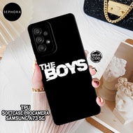 Latest Samsung A73 5G Case - Black Fashion Case - Samsung A73 5G Softcase - Pro Camera Case - Latest