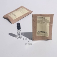 Santal 33, Another 13, Ylang 49, Lys 41, The Noir 29, Rose 31, Gaiac 10, Baie 19, for Men and Women 