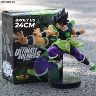 ️ [24cm] Black hair broly statue model ultimate soliders dragonball warrior broli figure 24group Bro